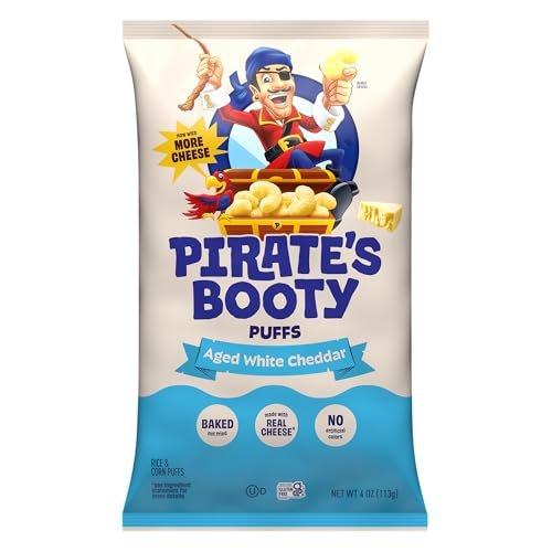 Pirate's Booty Aged White Cheddar 4 oz Bag
