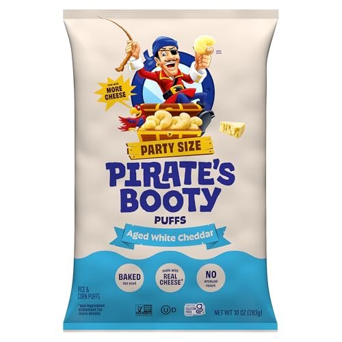 Pirate's Booty Aged White Cheddar 18 oz Family Size